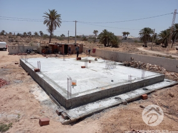 Première étape chantier en cours en zone Touristique -                            Vente
                           Notre Chantiers Djerba